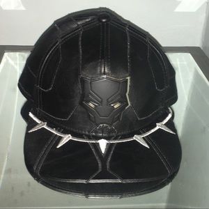 Black Panther Leather Snap Back Marvel Avengers
